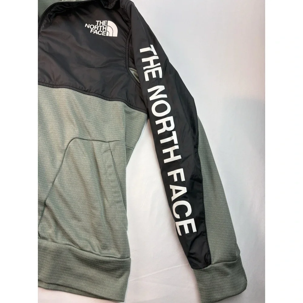 The North Face Men's Black Train N  Logo Full Zip Overlay Jacket Large